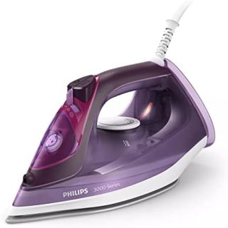 Philips Steam Iron Series 3000-2600W, 40g/min Continuous Steam,Ceramic, 200 g steam boost, 300ML, Purple - DST3041/36 Buy Online at Best Price in UAE - Amazon.ae