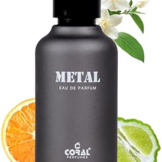 Coral Metal Perfume For Men - 100ml | Eau De Parfum | Long-Lasting Woody Citrus Fragrance with Patchouli & Musk | Luxury Perfume for Men  Amazon.ae: Beauty