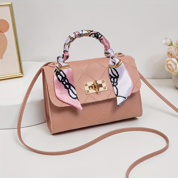 Stylish Women'S Crossbody & Shoulder Bags - with Golden-Tone Hardware, Black, White, Red, Brown Options, Perfect for Casual, Office, or Party Use, Ideal Gift for Her, Versatile Shoulder Bag | Elegant Accessory | Durable Polyester Lining - Image 8