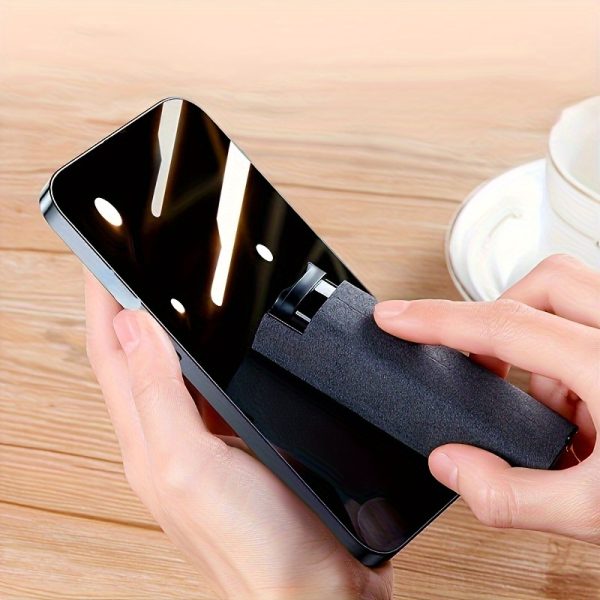 2in 1 Ultrafine Fiber Spray Bottle with Spray Nozzle & Cleaning Cloth - Durable Gray Design for Phone, Computer, Glasses, and More - Perfect for Home, Dorm, or School Use (Empty Bottle Only) - Image 10