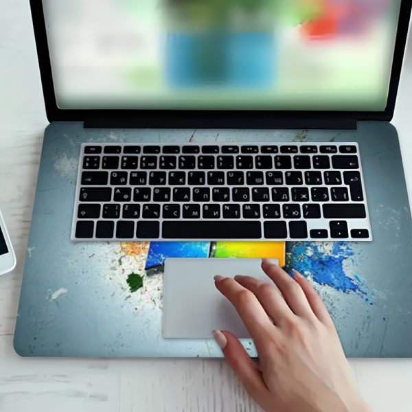 3pcs, 1pc Spare, No Need to Worry About Peeling Off, PVC Material Suitable for Various Models Of Computers Scratch-resistant Durable Easy-to-remove Decorative High-Quality Window 98 Retro Theme Laptop Stickers - Image 4