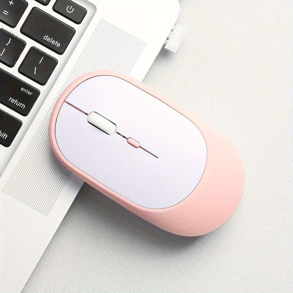 2.4G&Wireless Dual Mode Mouse Portable Rechargeable Wireless Computer Mouse Ergonomic Office Mice For Macbook PC Computer Notebook Tablet Laptop Accessories - Image 12