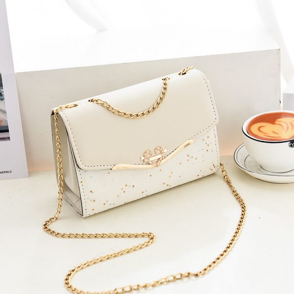 Fashionable New Women'S Shoulder Bag. This One Is a Crossbody Bag with Six Color Options to Choose From. It Is Fashionable Bohemian Beige PU Crossbody Bag with Tassel Charm - City Style Flip-Top Shoulder Bag with Metal Chain And, Lightweight And Convenient, Suitable for Shopping, Office, College, Travel - Women, Occasions, Lovers' Ideal Gift for Valentine'S Da - Image 10