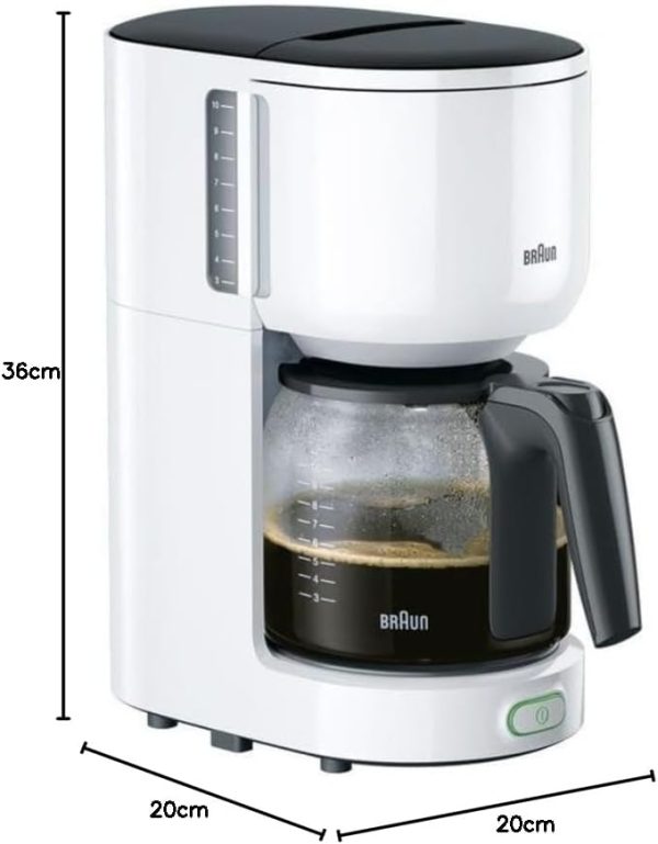 Braun Coffee Maker Kf 3100 White"Min 1 year manufacturer warranty" Buy Online at Best Price in UAE - - Image 3