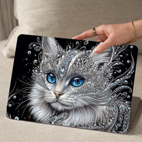 Set of 2 Cat-Themed Laptop Skin Decals, Universal Netbook Protective Stickers That Are Non-Reusable. These Waterproof And Scratch-Resistant Decals Are Suitable for Laptops, Cars, Helmets, Motorcycles, And Refrigerator Decorations. - Image 8
