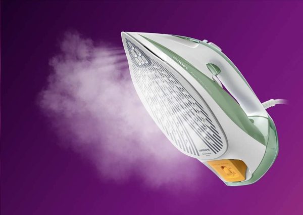 Philips 7000 Series HV Steam Iron - 2600W, SteamGlide Plus Soleplate, 220 g Steam Boost, 45 g Continuous Steam - DST7012/76 Desert Green/Grey Buy Online at Best Price in UAE - Amazon.ae - Image 3