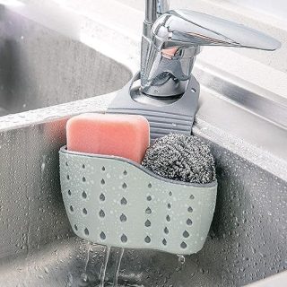 SKY-TOUCH Kitchen Sink Shelf, Sink Storage Basket, Soap Sponge Drain Rack Holder for Sponges Soaps and Cleaning Brushes Sink Accessories Buy Online at Best Price in UAE - Amazon.ae
