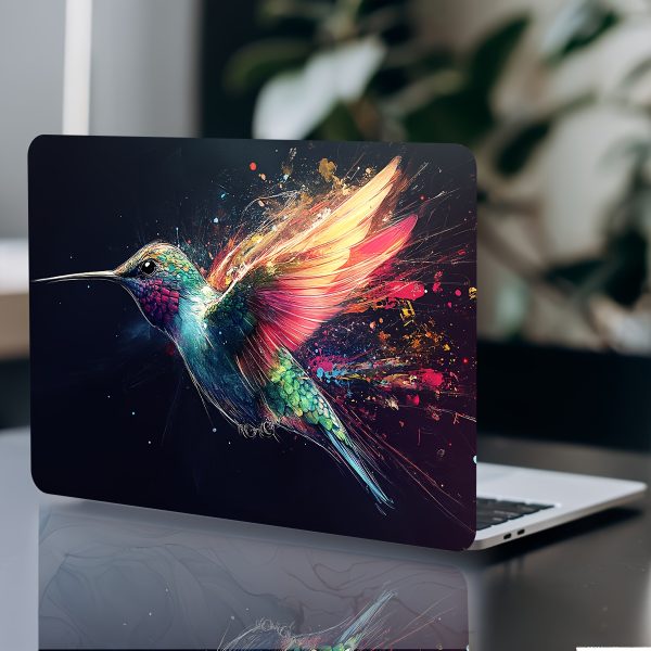 Vinyl Laptop Case Hummingbird Sticker, 2pcs/set, Scratch-Proof DIY Art Protective Case, Suitable for Laptop - Easy to Paste and Durable Design Suitable for Laptop, Car, Helmet, Motorcycle, Refrigerator Decoratio - Image 7
