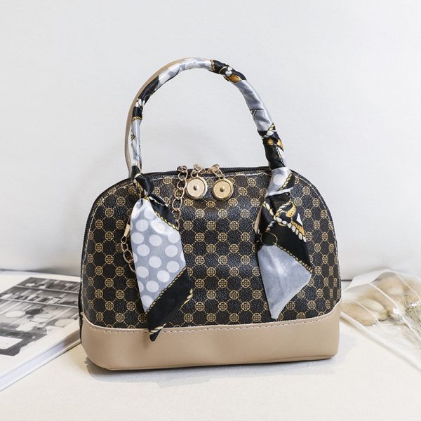 New Women'S Light Luxury Printed Shell Bag, Large Capacity Handbag, Fashionable and Versatile Shoulder Crossbody Bag - Image 4
