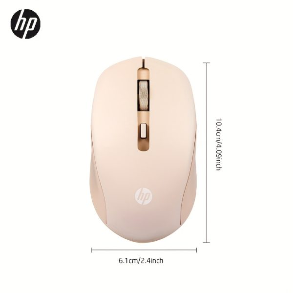HP S1000 PLUS Wireless Mouse - Ultra-Slim, Adaptive Ergonomic Design, 2.4GHz Wireless Connectivity, 3 DPI Settings, Quiet Click, Plastic Body, Ambidextrous - Ideal for Gaming & Office Use, Mouse Movement Smoothness|Sleek Appearance|Wireless Connectivity - Image 2
