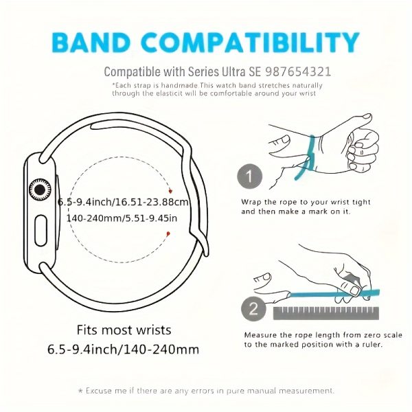 1pc Of Ladies' Pull-out Cat's Eye Stone Beaded Strap Suitable For 38/40/41/42/44/45/49mm, Suitable For Apple Strap UItra/SE/8/7/6/5/4/3/2/1 (strap Only, Watch Not Included) - Image 6