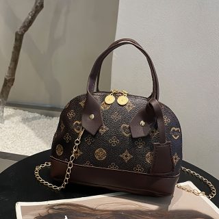 Stylish Luxury Women'S Crossbody Bag with Heart Print Design, Golden-Tone Hardware, and Detachable Chain Strap - Lightweight, Durable, Zipper Closure for Daily Use, Vacation, and Gifting, Crossbody Purse