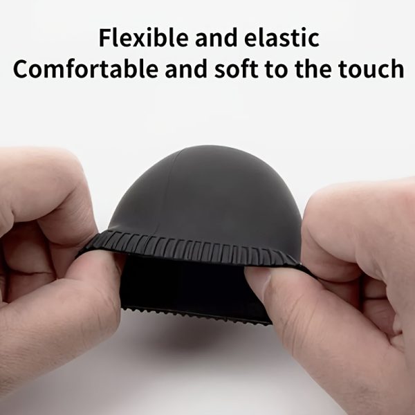 Silicone Gear Shift Knob Cover - Car Gear Stick Shifter Sleeve Protector, 1pc, Available in Beige, Gray, Blue, Red, Black, Gear Shifters for Car - Image 10