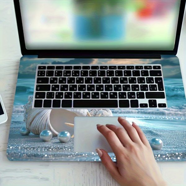 2pcs/set Beach Vinyl Laptop Case with Stickers, Scratch-Proof DIY Art Protective Case, Suitable for Laptops - Easy to Paste and Durable Design, No Glue Neede - Image 6