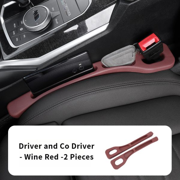 Pack of 2 Car Seat Gap Storage Strips, Leak-proof Design Prevents Debris Falling and Can Also Store Small Items, In-Car Interior Gap Organizer - Image 13