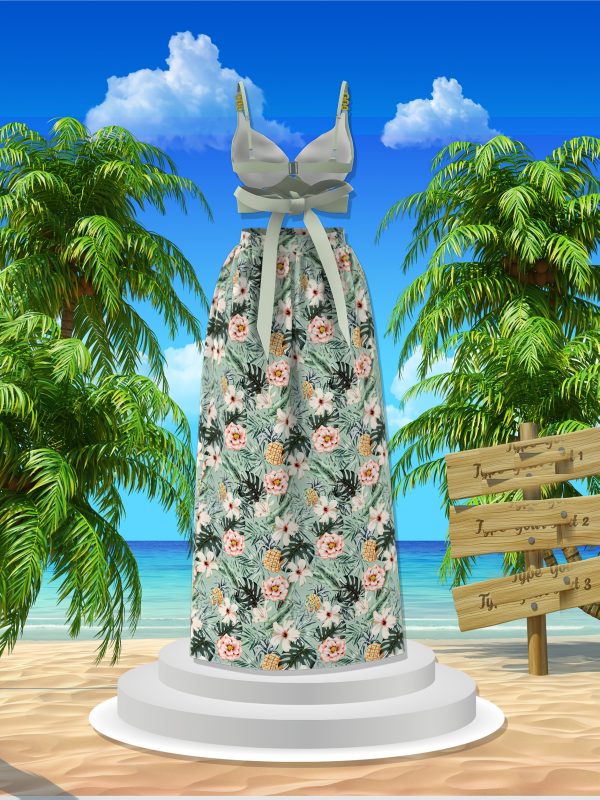 Green Floral--Separate Swimsuit - Image 8