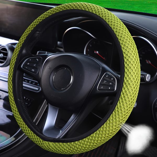 Fit Thick Fabric Grid Car Steering Wheel Cover - No Inner Ring, Stylish Red & Black Design, Durable & Wear-Resistant, Multiple Styles for Most Vehicles, Cute Steering Wheel Cover, Vehicle Interior Accessory, Sporty Look, Wearresistant Material - Image 18