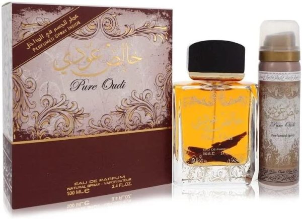 Lattafa Pure Oudi Eau De Parfum For Unisex,100 ml with Deodorant 50 ml  Amazon.ae: Beauty - Image 6