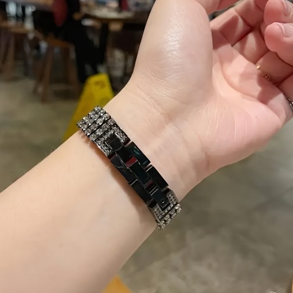 BIIFAKOO Compatible for iwatch Latest Era New Sparkling Rhinestone Bracelet Wristband 38mm 40mm 41mm 42mm 44mm 45mm 49mm Women'S Series Ultra 9/8/7/6/5/4/3/2/1/SE - Image 10