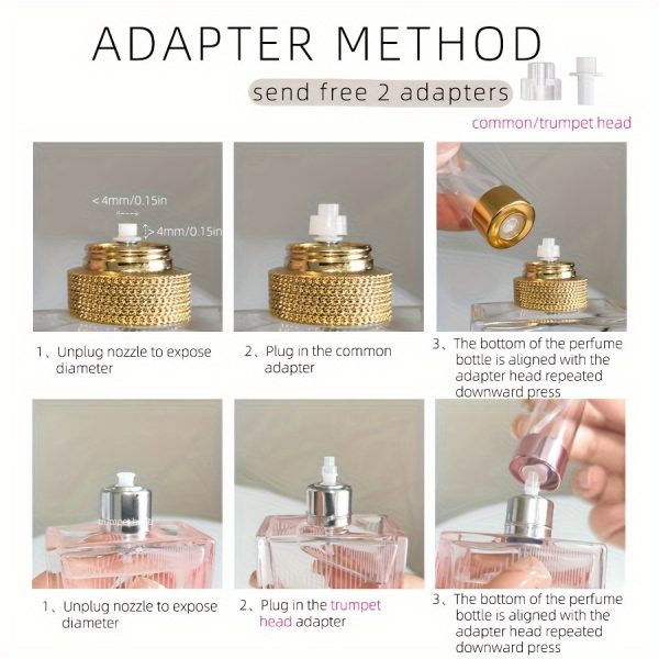 1/2pcs Bamboo Shell Perfume Atomizer, Refillable Spray Bottle, 5ml & 8ml Portable Mini Empty Bottles, Luxury Pocket-Sized Fragrance Dispenser With Visible Window, Bottom-Fill Design For Travel & Outdoors - Image 11