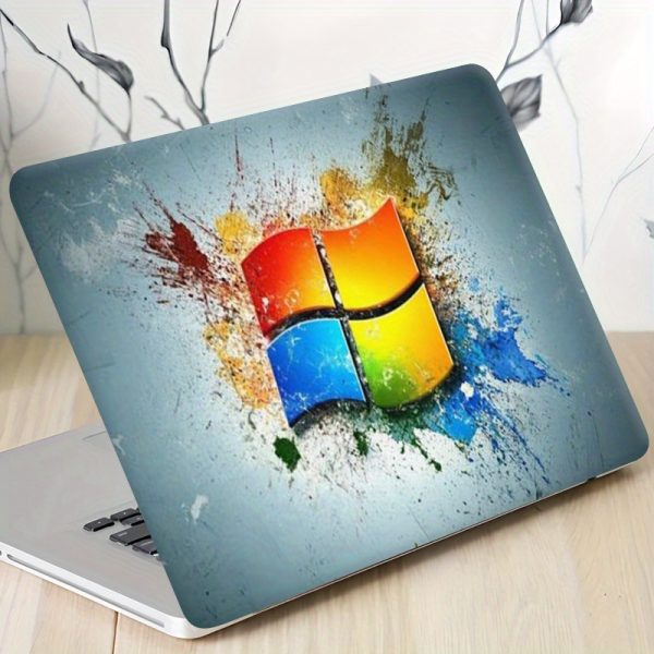 3pcs, 1pc Spare, No Need to Worry About Peeling Off, PVC Material Suitable for Various Models Of Computers Scratch-resistant Durable Easy-to-remove Decorative High-Quality Window 98 Retro Theme Laptop Stickers