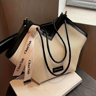Fashionable love themed PU handbag - high capacity and multifunctional, suitable for work and leisure use - durable and easy to maintain