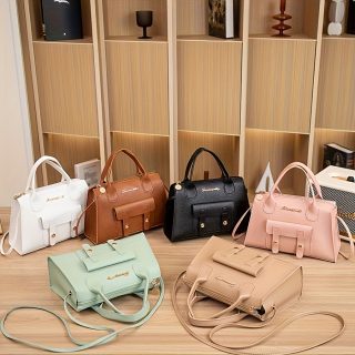 Women's Minimalist Luxury Crossbody Bag with Detachable Adjustable Strap - Compact Handbag for Travel, Shopping & Commute, Zipper Closure, 6 Colors (Khaki/Light Brown/White/Pink/Green/Black), Crossbody Purse, Commute Handbag, Modern Handbag, Sleek Design, Casual Accessory, Stylish Purse, Durable Material, Versatile Purse, Travel Essentials