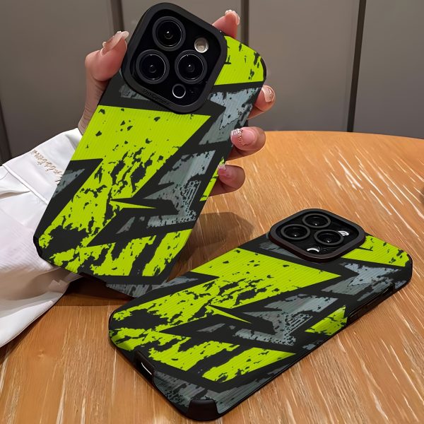 Green Graffiti Phone Case for iPhone 15/15Plus/15Pro/15ProMax, iPhone 14/14Plus/14Pro/14ProMax, iPhone 13/13Pro/13ProMax, iPhone 12/12Pro/12ProMax, iPhone 11/11/11Pro Max/iPhone 7/8/iPhone x/xs, Dirt-resistant, High-looking, Popular - Image 2