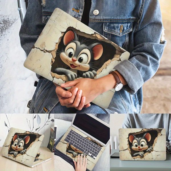 Roll packaging, 3pcs with 1 spare, no need to worry about peeling off, scratch-resistant DIY art protective cover, suitable for HP, Dell, Lenovo, Asus laptops - PVC laptop decal stickers - Image 3