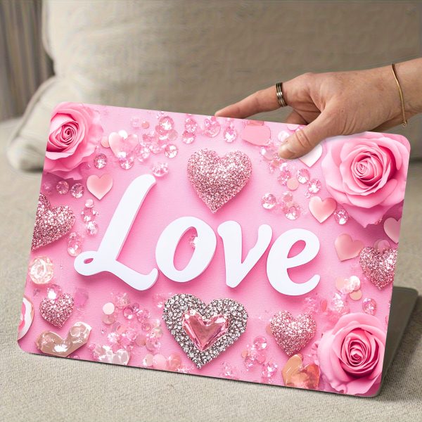 Pack of 2 Love Laptop Art Decal Protective Cases, Universal Netbook Light Beige Stickers Non-Duplicate Use Field Notebook Computer Light Beige Sticker Decals Waterproof and Scratch Resistant - Waterproof, Anti-scratch, Suitable for Laptops, Cars - Image 8