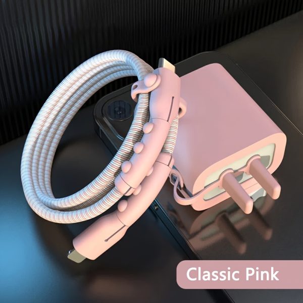 Durable Silicone Protective Case for 20W Charger Practical Dustproof Silicone Anti-bend Charger Case for Apple Series 18W & 20W Silicone Charger Case - Image 7