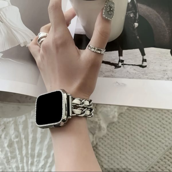 BIIFAKOO new small fragrance style metal stitched ten generations available compatible 38mm 40mm 41mm 42mm 44mm 45mm 46mm 49mm suitable for Ultra Series 10 9 8 7 7 SE 6 5 4 3 5 4 4 3 2 1 - Image 16