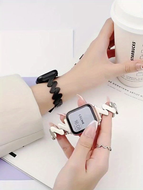 Use BIIFAKOO-Z Alphabet Strap Compatible with S10 Generation iWatch Suitable for Ultra Series 10 9 8 7 SE 6 5 4 3 2 1 38mm 40mm 41mm 42mm 44mm 45mm 46mm 49mm - Image 15