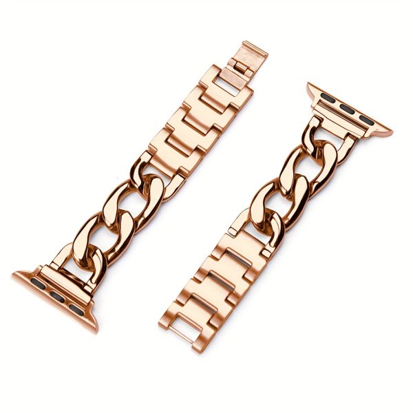 Exquisite Style Metal Bracelet Strap For Iwatch Series 10 9 8 7 SE 6 5 4 3 Bracelet - Fashionable Versatile Design For Men And Women, Elegant Girls Watch Strap For IWatch Strap 46mm 38mm 40mm 41mm 42mm 44mm 45mm 49mm - Youth Watch Strap Single Item - Image 5