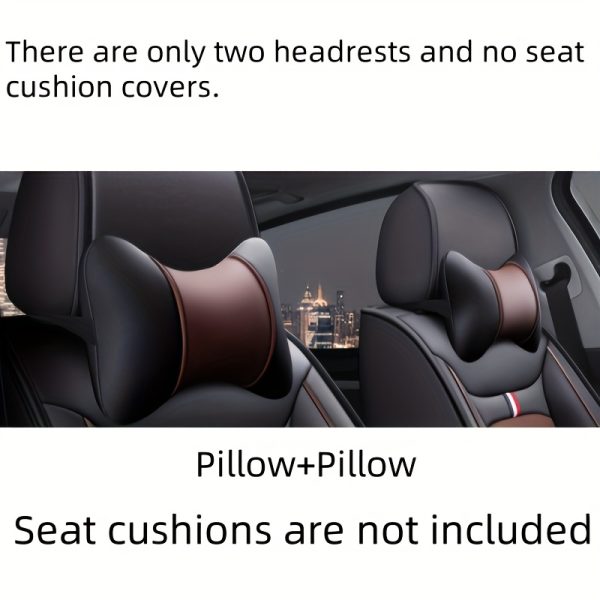 5-Seat Car Seat Cover Set, Ice Fabric + PU Material, Suitable for All Seasons, Sponge Filling, Easy to Maintain, Full Protection - Image 18