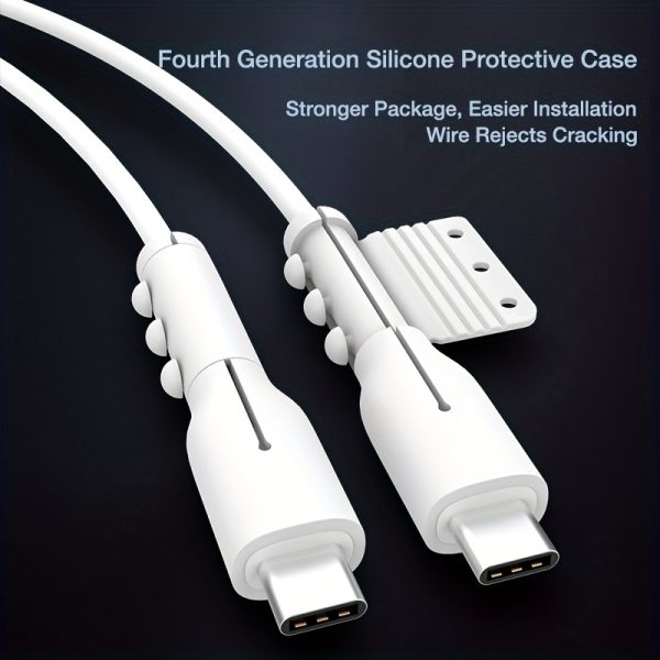 Durable Silicone Protective Case for 20W Charger Practical Dustproof Silicone Anti-bend Charger Case for Apple Series 18W & 20W Silicone Charger Case - Image 8