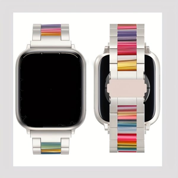 BIIFAKOO - New Resin Splicing For Ultra Series 10 9 8 7 SE 6 5 4 3 2 1 Compatible Apple Watch Strap 38mm 40mm 41mm 42mm 44mm 45mm 46mm 49mm With Meter Splitter - Image 11