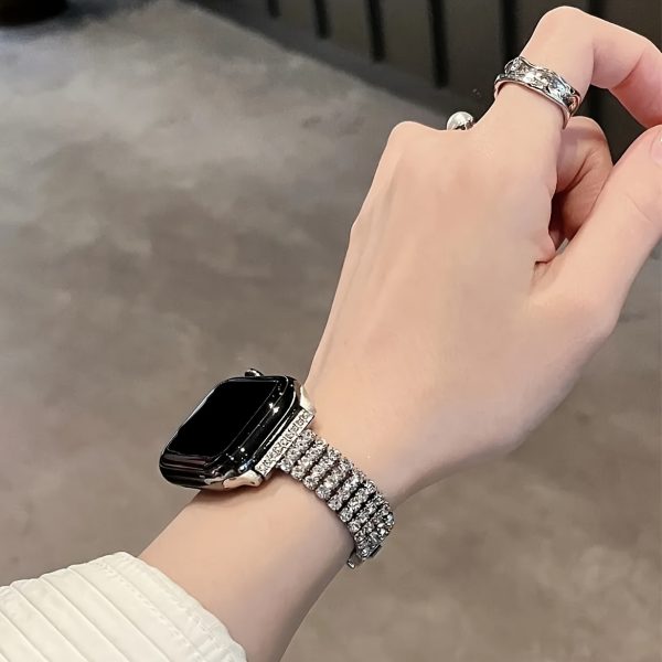 BIIFAKOO Compatible for iwatch Latest Era New Sparkling Rhinestone Bracelet Wristband 38mm 40mm 41mm 42mm 44mm 45mm 49mm Women'S Series Ultra 9/8/7/6/5/4/3/2/1/SE - Image 14