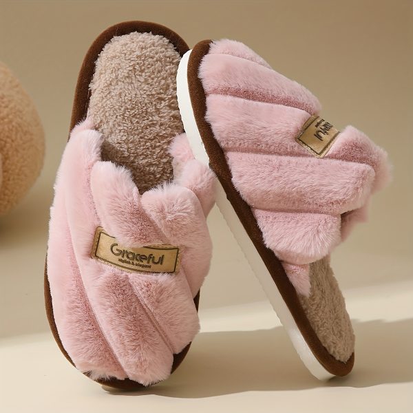 Winter Women's Anti-slip Warm Slippers Home Indoor Comfortable Couple Slippers women - Image 13