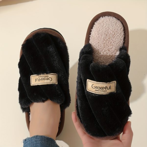 Winter Women's Anti-slip Warm Slippers Home Indoor Comfortable Couple Slippers women - Image 15