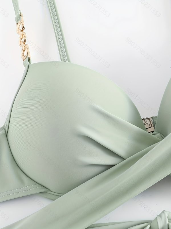 Green Floral--Separate Swimsuit - Image 5