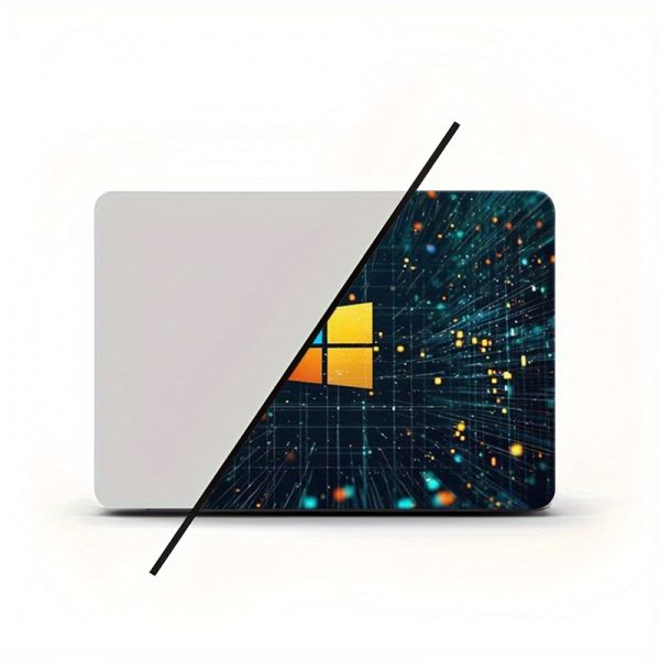 3pcs, 1 spare, no need to worry about peeling off, PVC laptop Light Beige, protective film, 38.99x27.05 cm, with Window 98 retro theme DIY customization, perfect gift for friends, notebook protection | Fashionable laptop cover | PVC material - Image 8