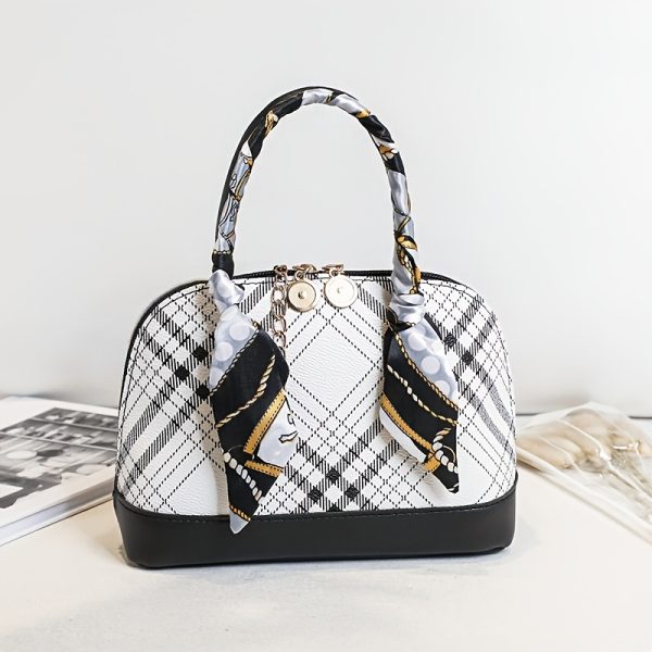 New Women'S Light Luxury Printed Shell Bag, Large Capacity Handbag, Fashionable and Versatile Shoulder Crossbody Bag - Image 8