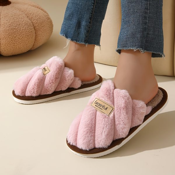 Winter Women's Anti-slip Warm Slippers Home Indoor Comfortable Couple Slippers women - Image 12