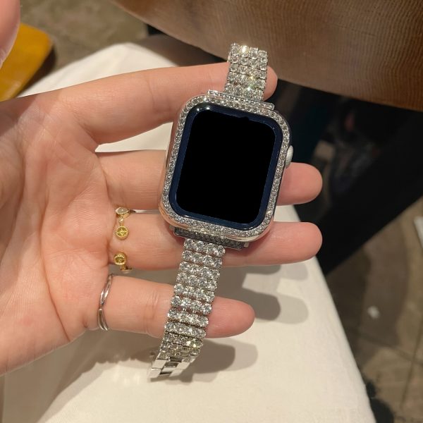 BIIFAKOO Compatible for iwatch Latest Era New Sparkling Rhinestone Bracelet Wristband 38mm 40mm 41mm 42mm 44mm 45mm 49mm Women'S Series Ultra 9/8/7/6/5/4/3/2/1/SE - Image 7
