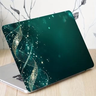 Pack of 2 Technology Laptop Art Decal Protective Cases, Universal Netbook Light Beige Stickers Non-Repetitive Use for Laptops Waterproof and Scratch Resistant - Waterproof, Anti-scratch, Suitable for Laptops, Cars, Helmets, Motorcycles, Refrigerator Decorations