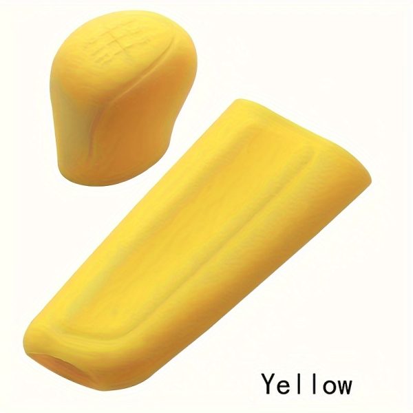 2pcs Silicone Car Interior Accessories - Gear Shift and Handbrake Covers, Durable Protective Wraps - Image 15