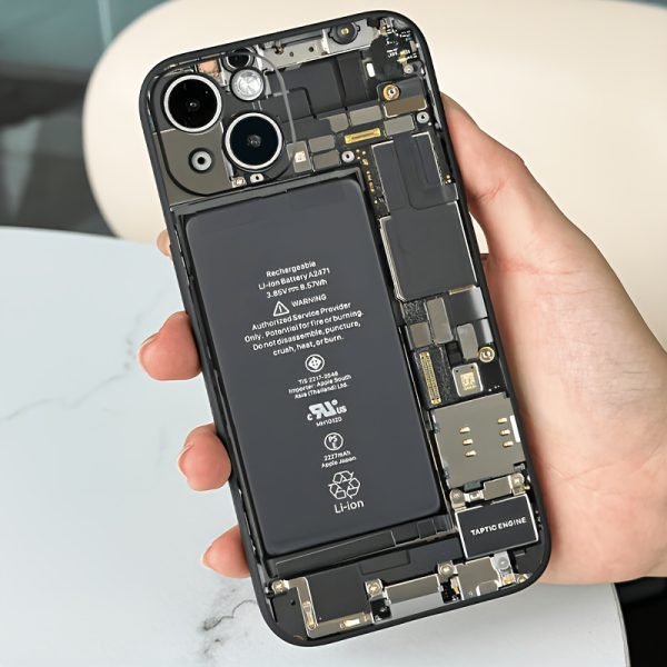 Disassembled Internal Pattern Straight Edge Cube Phone Case for iPhone 161514131211. Fashionable and Trendy Essential Phone Case for 16/16Plus/16Pro/16ProMax/15/15Plus/15ProMax/14/14Plus/14Pro/14ProMax, 13/13Pro/13ProMax, 12/12Pro/12ProMax, 11/11Pro Max - Image 2