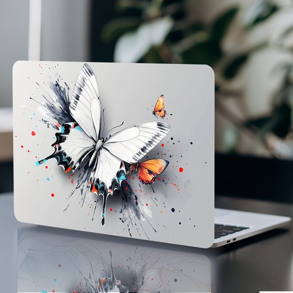 2pcs Vinyl Laptop Sleeve with Vibrant Butterfly Art Design - Scratch-Resistant, Easy to Apply & Durable for Laptops, Cars, Helmets, Motorcycles, Fridge Decor - Image 7