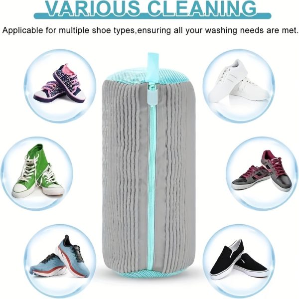 4 specificationsDurable Washing Bag Suitable Various Shoes - Features Zipper Closure and Soft Protective, Sneakers and Daily Shoes, Washing Bag, Suitable Mother's Day, Laundry Bag 999, Laundry Bags - Image 6